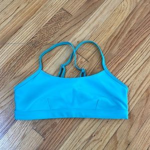 Alo sports bra size medium blue